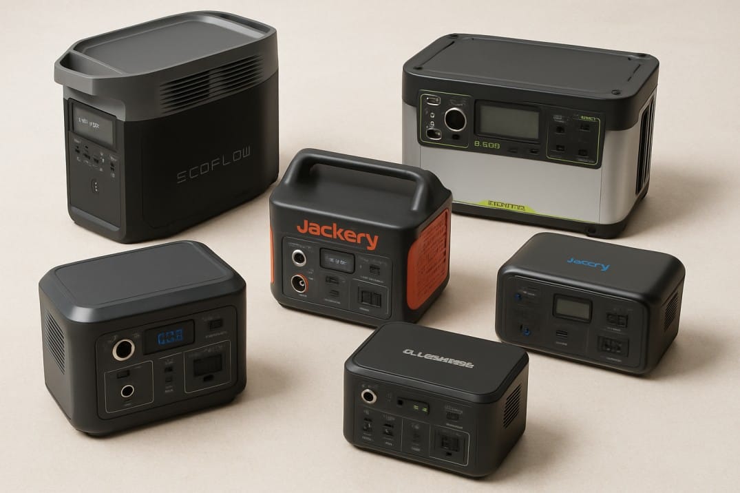 comparison of top portable power stations for camping & emergencies